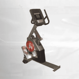 Here's an alt tag for the image: `Recumbent exercise bike for home gym`